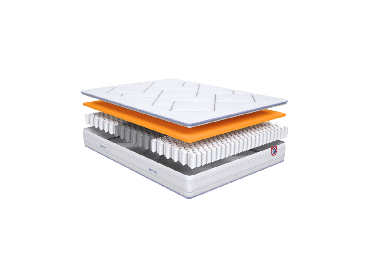 Matelas MERINOS  Ressorts + Latex MARCEL 