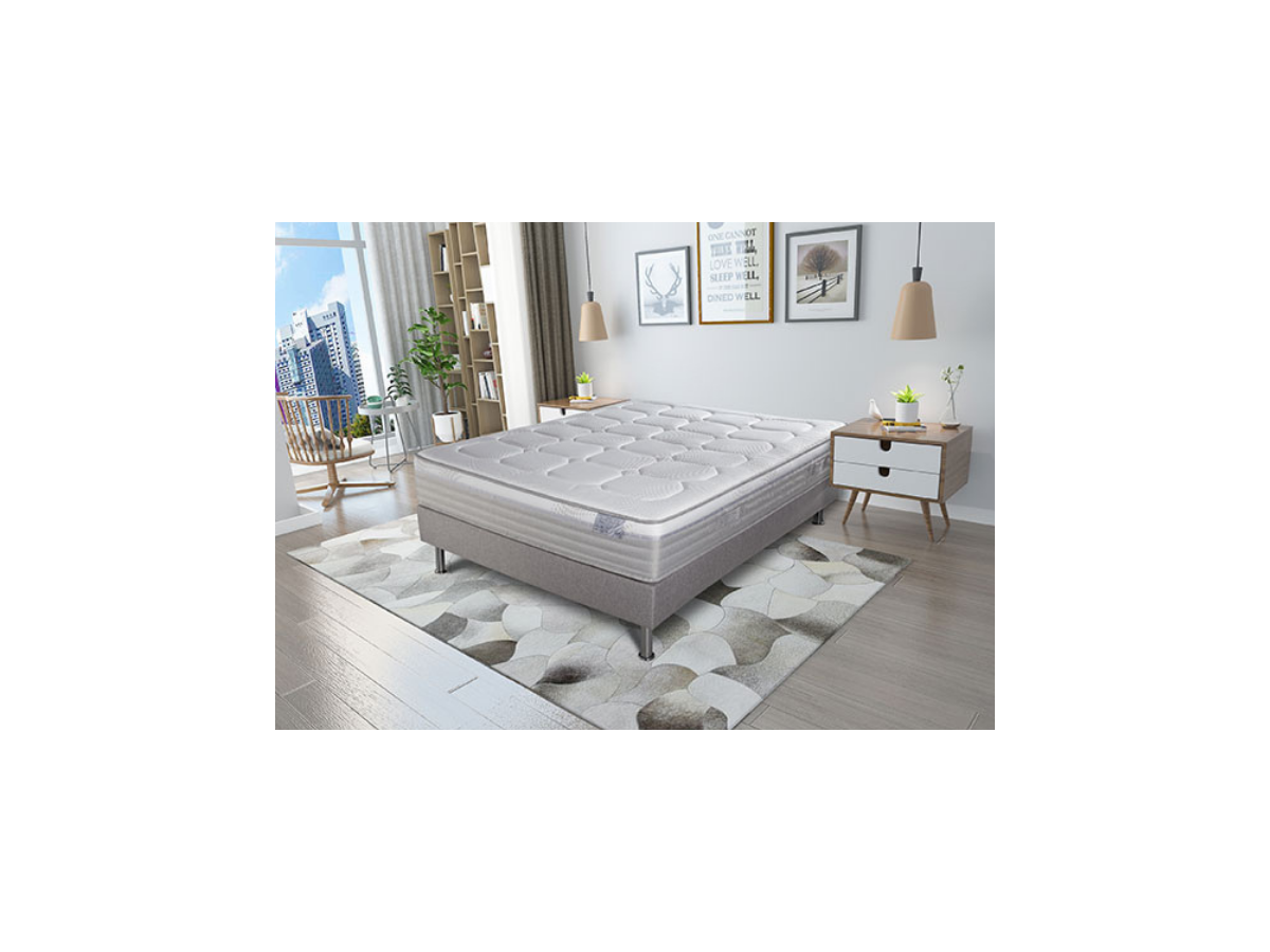 Matelas EBAC Ressorts + Mousse à mémoire de forme RHAPSODIE 4 